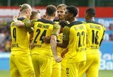 „Borussia“ vietiniame čempionate laimėjo 7 įvarčių trilerį prieš „Bayer“ futbolininkus 