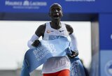 E.Kipchoge pagerino sau priklausiusį pasaulio maratono bėgimo rekordą