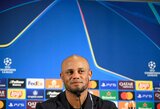 V.Kompany sveikino „Barceloną“ suradus pamainą L.Messi