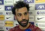 M.Salah teko aiškintis po komentarų apie „Man United“ sutriuškinimą: „Aš gerbiu jų žaidėjus“ 