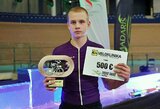 Dovydas Činga Europos jaunių dviračių treko čempionate – 7-as