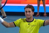 ATP 1000 turnyre Majamyje C.Ruudas eliminavo A.Zverevą, F.Cerundolo pasaka tęsiasi