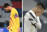 L.Messi ir C.Ronaldo pirmą kartą per pastaruosius 16 metų nepateko į Čempionų lygos ketvirtfinalį  