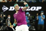 Po 4 setų kovos rusą eliminavęs R.Nadalis pateko į „Australian Open“ aštuntfinalį