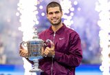 „Nuo pirmųjų ratų iki pat finalo tai yra geriausiai mano sužaistas turnyras“: dominavęs Carlosas Alcarazas šeštą kartą tapo „Didžiojo kirčio“ turnyro čempionu