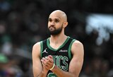 „Celtics“ be savo lyderio sutriuškino „Knicks“