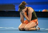 Neįtikėtini pusfinaliai Pekine: titulą gynusi Gauff sutriuškinta, o Pegula krito, nors 3 kartus buvo per tašką nuo pergalės