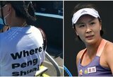 Teniso bendruomenę papiktino australų elgesys: į kortą neįleido fanų su Sh.Peng marškinėliais (papildyta)