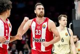 „Olympiacos“ ketvirtajame kėlinyje nokautavo svečius iš Barselonos