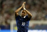 Prancūziją į Pasaulio taurės atkrintamąsias atvedęs Mbappe: apie 100-ąjį mačą, Messi šešėlį ir audros sukeltą chaosą