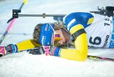 E.Oeberg laimėjo pasaulio biatlono taurės persekiojimo lenktynes, I.L.Tandrevold tapo sezono lydere