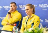 Ukrainos tenisininkės Vilniuje: „Kaip mes galime susitelkti į sportą, kai ant mūsų namų krenta raketos?“
