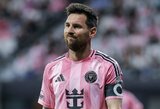 Nerimas Argentinoje: keitimo pasiprašęs Lionelis Messi dėl traumos nebaigė rungtynių
