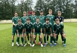 Vaikinų U19 rinktinė pergalingai startavo Baltijos taurės turnyre