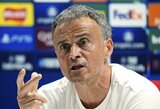 Luisas Enrique prieš Čempionų lygos pusfinalį su „Arsenal“ pažėrė kritikos Prancūzijos žiniasklaidai 
