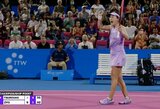 WTA 250 turnyrą Tailande laimėjo L.Zhu, favoritę sustabdė trauma