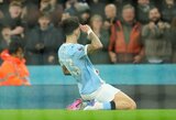 „Manchester City“ didina spaudimą kovoje dėl titulo: po akademijos auklėtinio karjeros pasirodymo šventė dar vieną pergalę