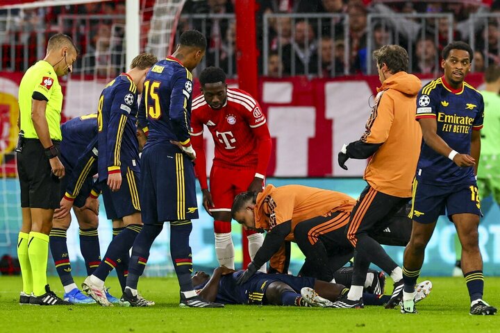 Arteta pakomentavo Saka rungtynėse prieš „Bayern“ patirtą traumą 