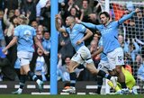 M.Kovačičius pelnė dublį, o „Man City“ nugalėjo „Fulham“, „Arsenal“ susitvarkė su „Southampton“