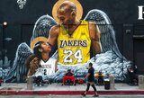 Šalia „Lakers“ arenos bus atidengta K.Bryanto ir jo dukros statula