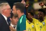 „Atšauk šitą įvartį!“: po Viniciaus smūgio Ancelotti puolė prie teisėjo