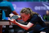 Puikus startas: K.Riliškytė Europos jaunimo stalo teniso čempionate tapo grupės nugalėtoja