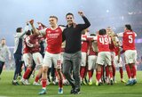 Triumfavęs Mikelis Arteta: „Dar niekada nesu to jautęs šiame stadione“