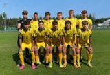 Lietuvos U-19 futbolo rinktinė nugalėjo estus Baltijos taurės turnyre