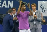 F.Auger-Aliassime triumfavo Antverpene ir priartėjo prie „ATP Finals“ turnyro