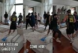 „Tu Amerikos gangsteris? O aš Rusijos gangsteris“: pasirodė naujas vaizdo įrašas iš Diazo užpuolimo