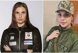Dar viena Ukrainos biatlonininkė ginklu pradėjo ginti tėvynę