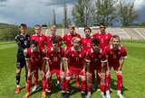 Lietuvos U-17 rinktinė triuškinančiai nugalėjo Gajanos ekipą