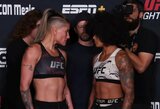UFC turnyro išvakarėse teko atšaukti kovą: svorio nenumetusi P.Cachoeira dar ėmė skųstis varžovės sprendimu