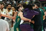 Eurolyga griežtai nubaudė „Fenerbahče“ žaidėjus užpuolusį Lessortą