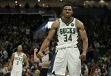 Nesulaikomas G.Antetokounmpo ir dar viena „Lakers“ nesėkmė