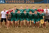 Dvi iš dviejų: paplūdimio futbolo rinktinė Italijoje iškovojo antrą pergalę