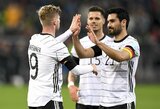 Draugiškos rungtynės: Vokietija pranoko Izraelio futbolininkus, Nyderlandų rinktinė įveikė danus