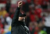 J.Kloppas po iškovotos pergalės prieš „Benfica“: „Liverpool“ negyvena svajonių šalyje“
