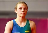 Greta Tverskytė įveikė dvi varžoves ir pateko į Europos U23 imtynių čempionato pusfinalį
