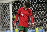 Sugrįžus C.Ronaldo – tuščias portugalų puolimas ir pralaimėjimas prieš Slovėniją