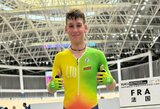 Arnas Bilertas pasaulio jaunimo dviračių treko čempionate – 17-as