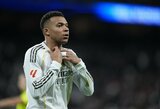 Neaišku, ar Mbappe galės žaisti rungtynėse su „Man City“