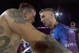 Raimondas Krilavičius atsiprašė už tarp raundų išsakytus žodžius ir pažadėjo nebesikeikti: „Man dėl to nuoširdžiai gaila“