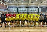 Lietuvos futsal U-19 rinktinė pradėjo dėti pirmuosius žingsnius
