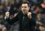 Pergalingas Xavi debiutas: „Barcelona“ minimaliu rezultatu įveikė „Espanyol“