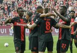 „Bayer“ sezoną „Bundesliga“ čempionate užbaigė be pralaimėjimų, „Borussia“ šventė pergalę, „Bayern“ patyrė nesėkmę