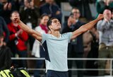 Vėlyvą „Roland Garros“ mačą laimėjęs ir revanšą pasiekęs C.Alcarazas: „Linksma žaisti naktį“