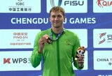 Pasaulio universitetų žaidynėse –plaukiko  A.Šidlausko bronzos medalis