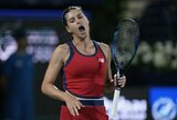 „Tai įspūdingiausias išsigelbėjimas mano karjeroje“: prestižiniame WTA turnyre – rumunės stebuklas