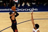 Karjeros rungtynes sužaidęs Hartas vedė „Knicks“ į pergalę